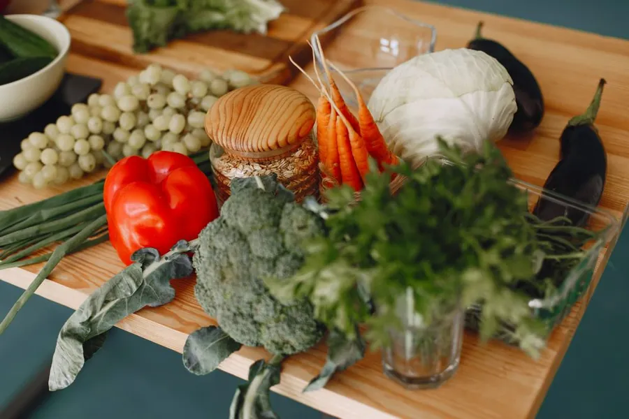 Healthy fresh vegetables